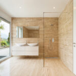 Revestech LINEAR FLAT CHROME – kanalica za tuš i terase sa masivnom sjajnom rešetkom i 3m² DRY 50 hidroizolacione membrane - Слика 4