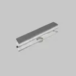 LINEAR FLAT MC - Linijska kanalica za mikrocement I keramiku sa 3m² DRY hidroizacione membrane - Слика 4