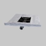 Revestech OUTDRAIN LEVEL 20x20 – Nevidljivi podni slivnik za terase i DRY 50 membranom 53x53 cm