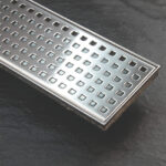 Revestech LINEAR FLAT SQUARES – kanalica za tuš i terase sa masivnom kvadratnom rešetkom i 3 m² DRY 50 hidroizolacione membrane - Слика 4