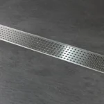 Revestech LINEAR FLAT SQUARES – kanalica za tuš i terase sa masivnom kvadratnom rešetkom i 3 m² DRY 50 hidroizolacione membrane - Слика 2